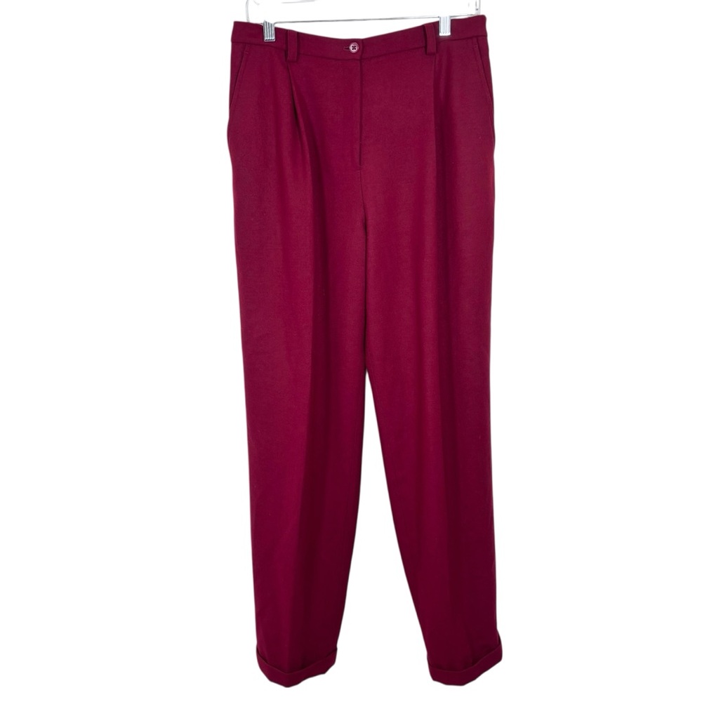 Lauren Ralph Lauren Wool Blend Cuffed‎ Trousers 10